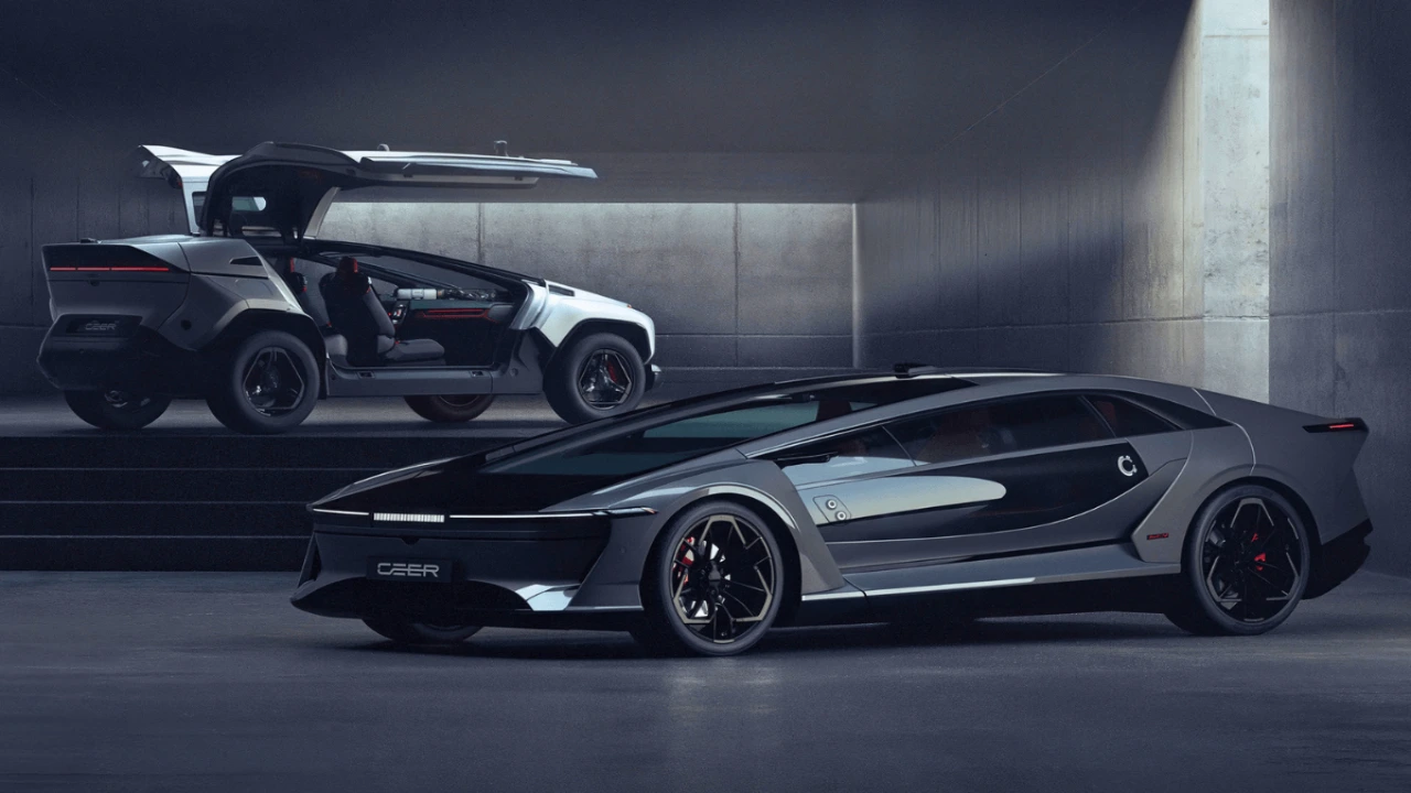 CEER EXOBOT electric sedan and SUV unveiled in Saudi Arabia