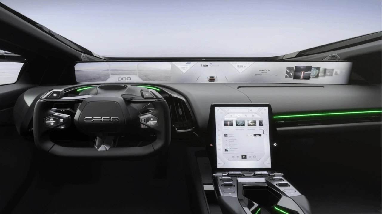 CEER EXOBOT electric sedan and SUV unveiled in Saudi Arabia