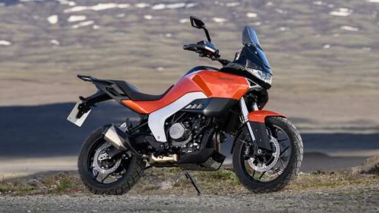 Norton Atlas ADV adventure motorcycle during ride review