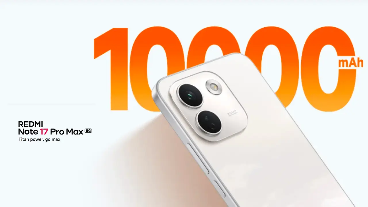 Redmi Note 17 Pro Max 10,000mAh Battery