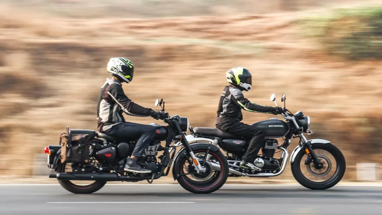 Royal Enfield Classic 350 vs Honda H'ness CB350: Ride Comfort and Handling