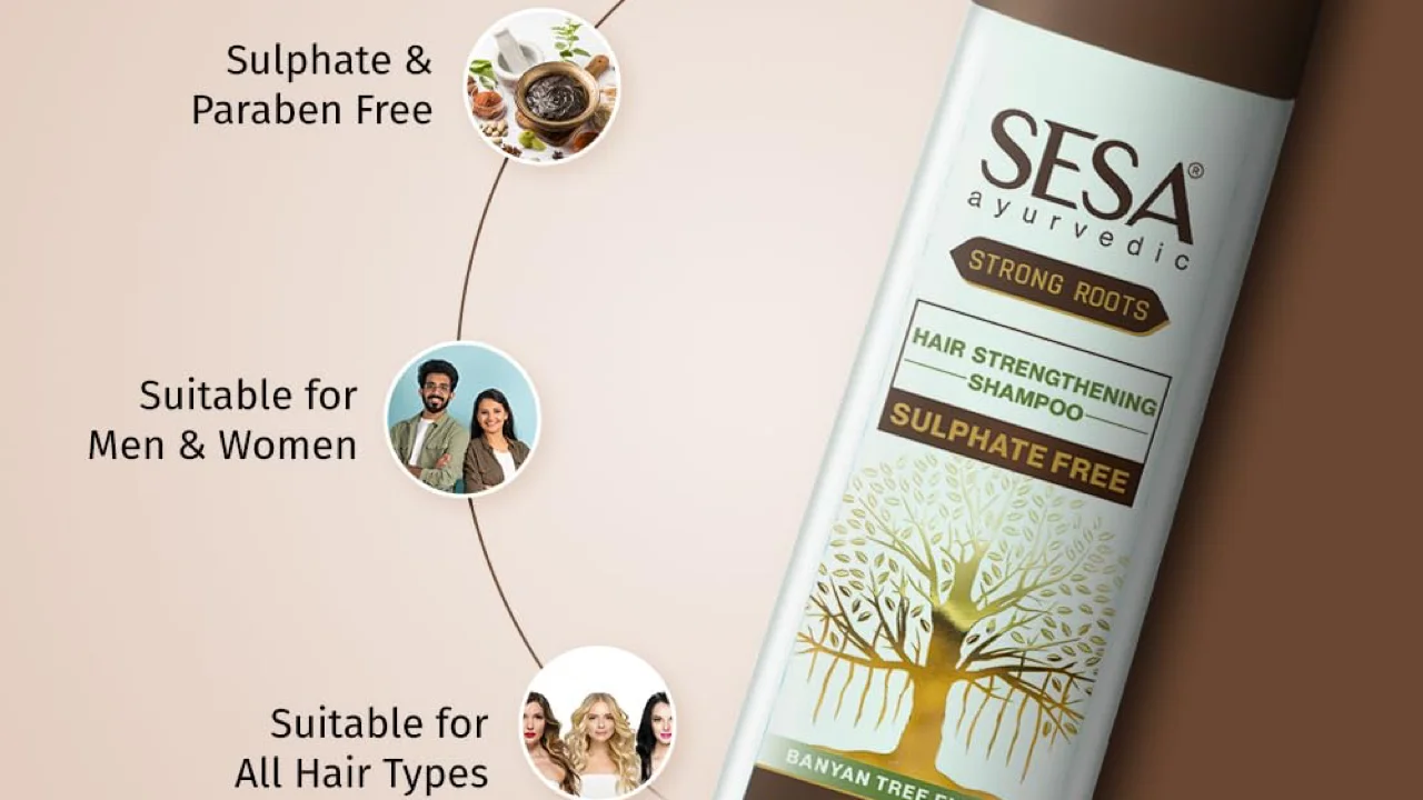 Sesa Care Ayurvedic shampoo and hair care products