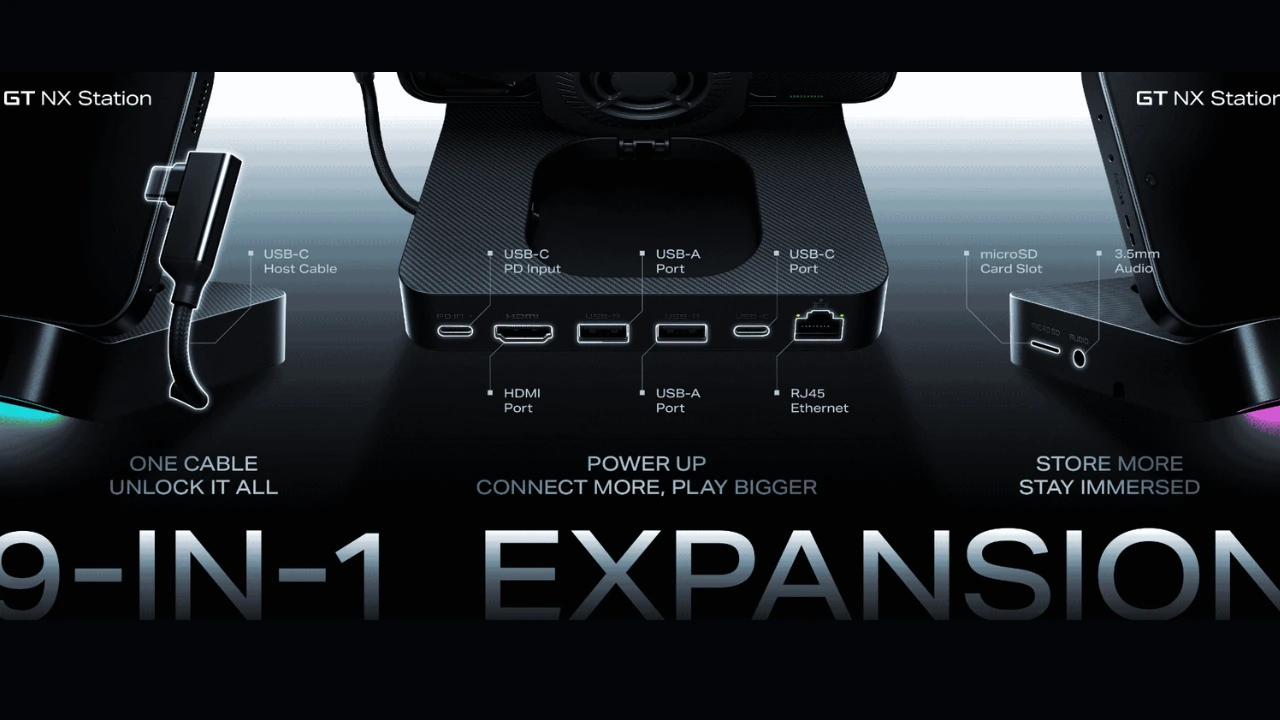 Infinix GT NX Station Industry-First 9-in-1