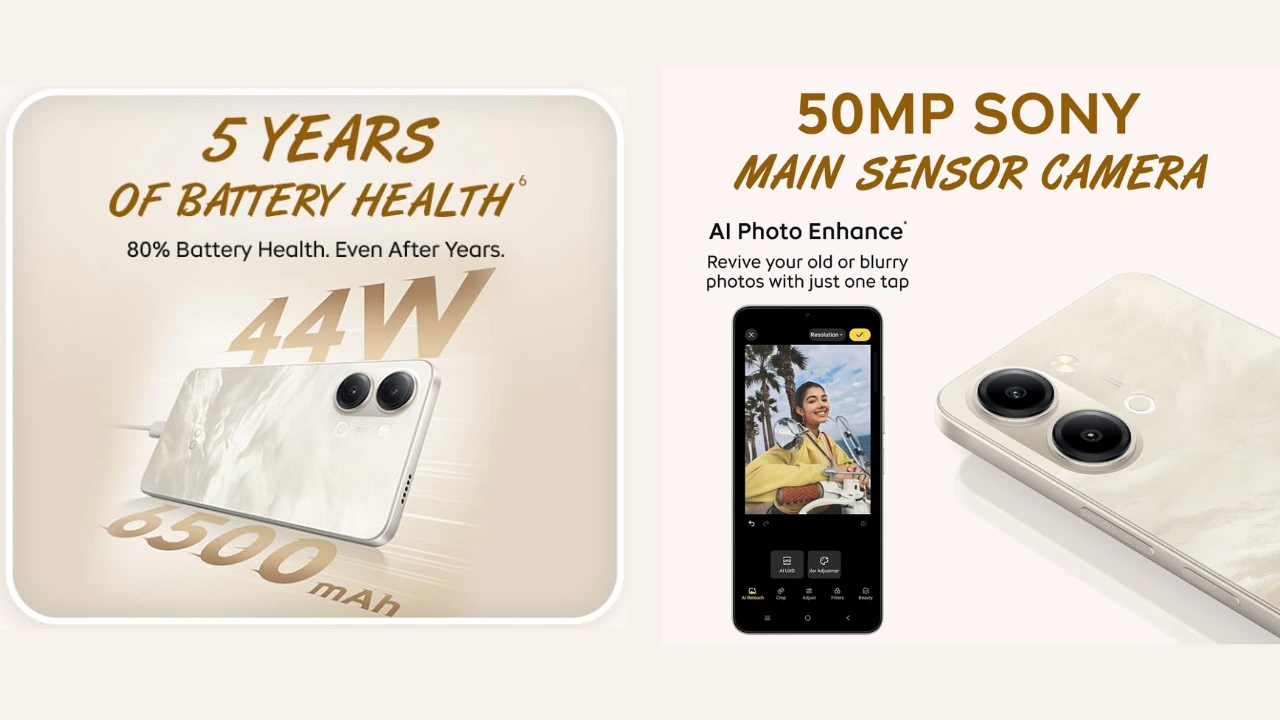 iQOO Z11 Lite 5G 50MP camera and 6500mAh battery