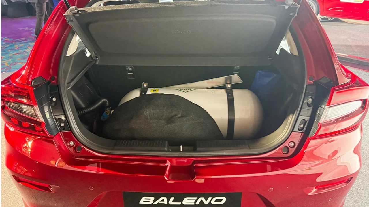 Maruti Baleno CNG AMT Boot Space