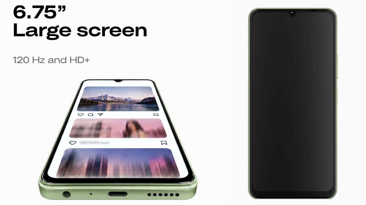 MIVI One 5G डिस्प्ले