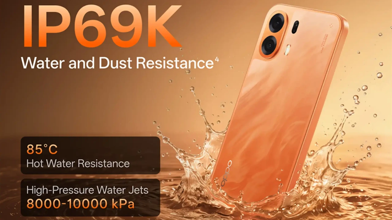 Oppo K14 Plus 5G IP69K Rating