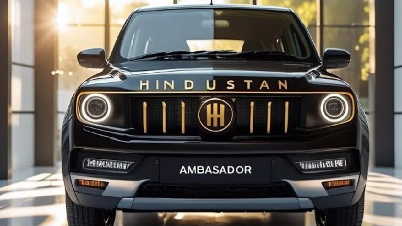 2026 Hindustan Ambassador Returns in Modern Avatar: Classic Design, New Tech & Affordable Luxury Sedan