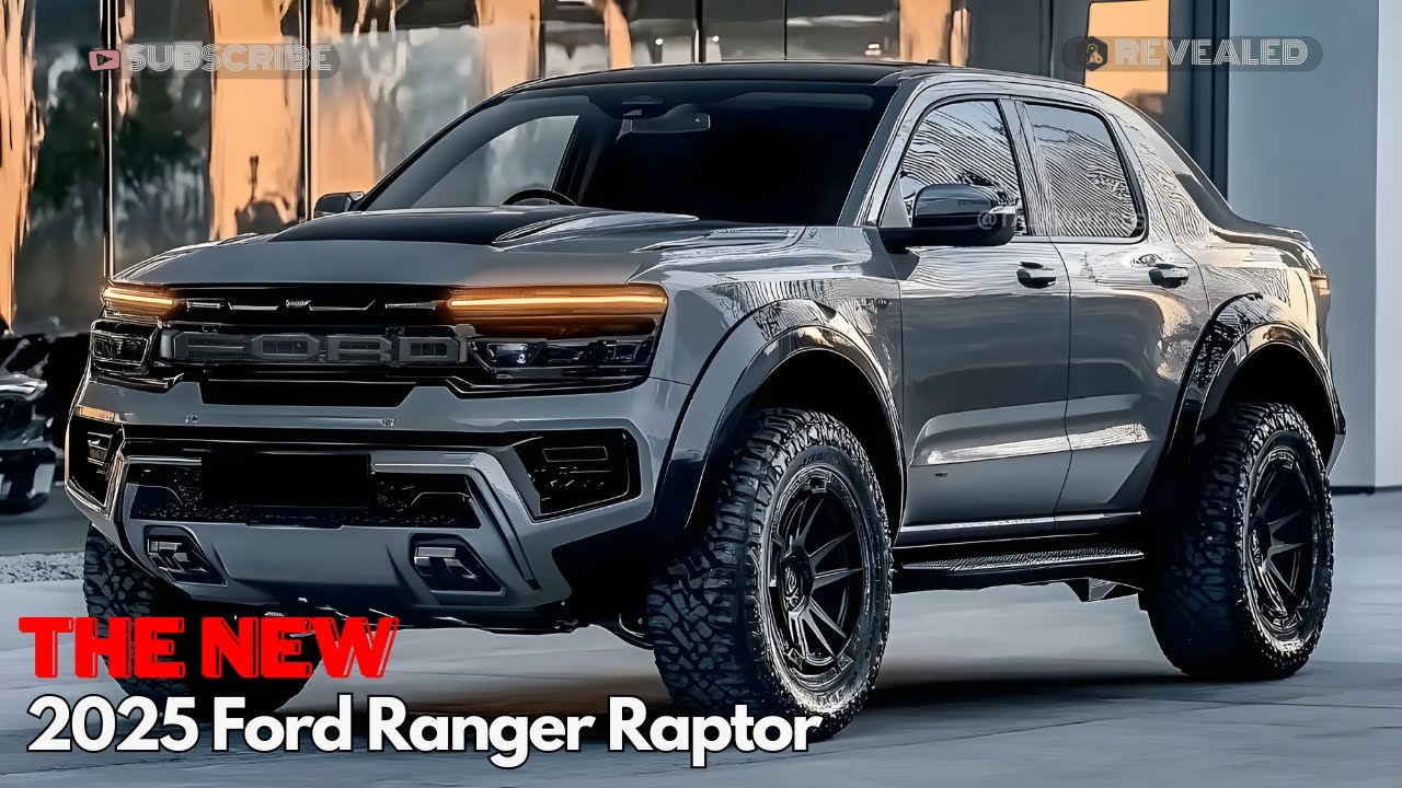 2025 Ford Ranger Raptor Revealed: Aggressive Design, Extreme Off-Road Power & Premium Tech Explained