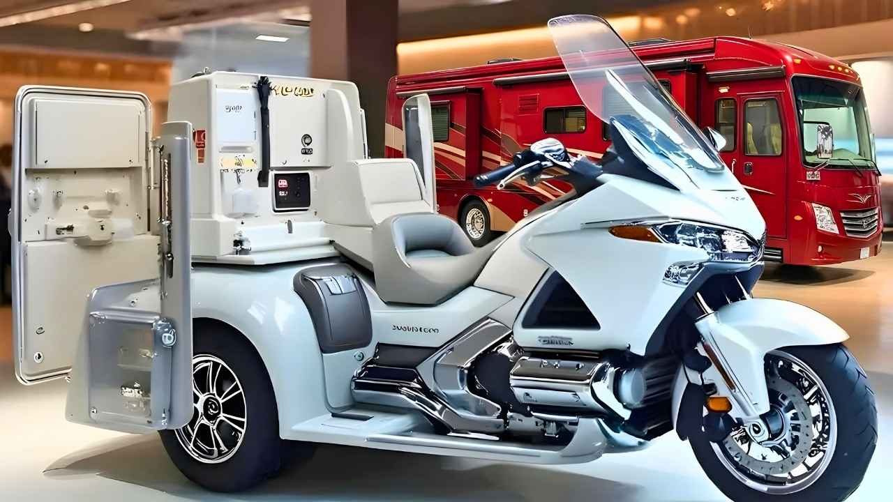 2026 Honda Goldwing Tricycle Camper RV Shocks Riders With Luxury Touring and Built-In Living Space