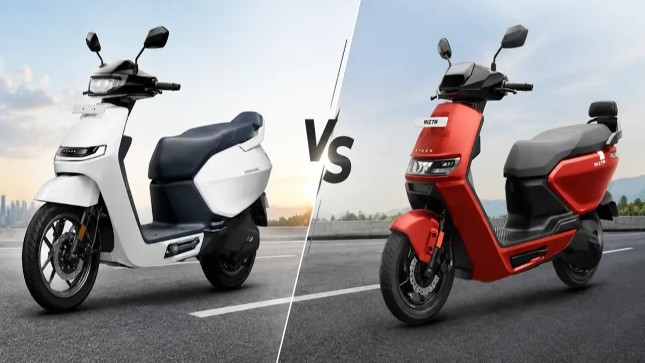 Ather Konarc vs Ather Rizta इलेक्ट्रिक स्कूटर तुलना