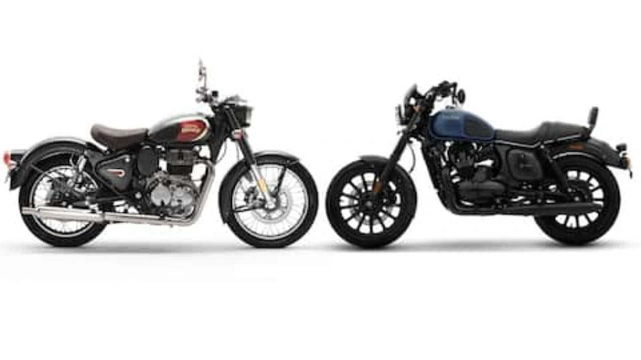 Classic 350 vs Yezdi Roadster price and specification comparison