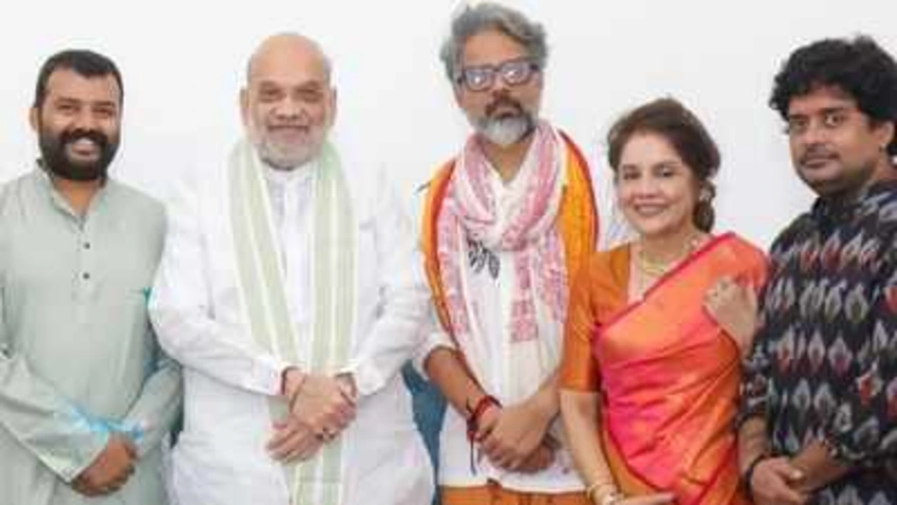 Hanuman Ansh team meets Amit Shah in Delhi after film crosses ₹300 crore
