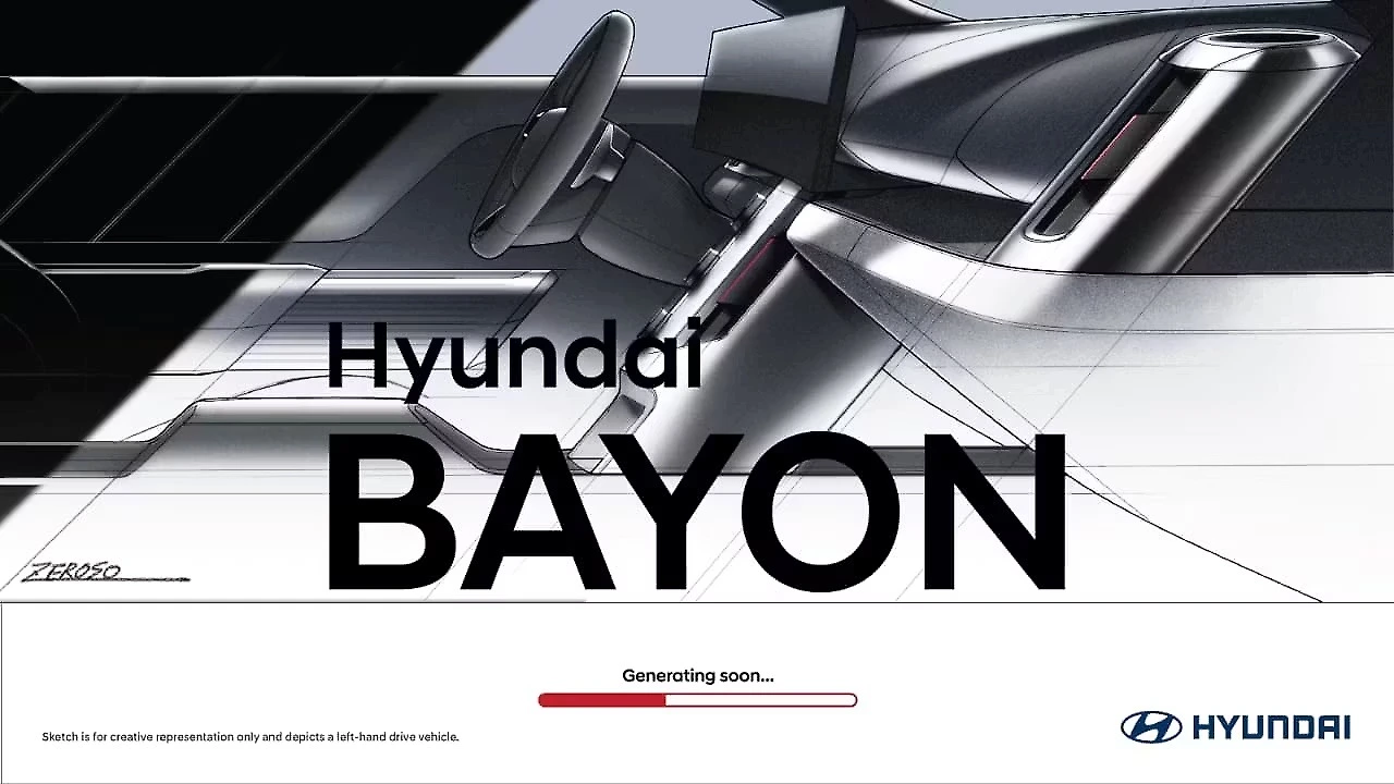 Hyundai Bayon interior with dual-screen dashboard and next-generation i20-inspired design