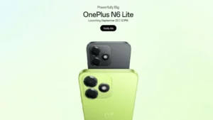 OnePlus N6 Lite India launch smartphone with flat display and green design