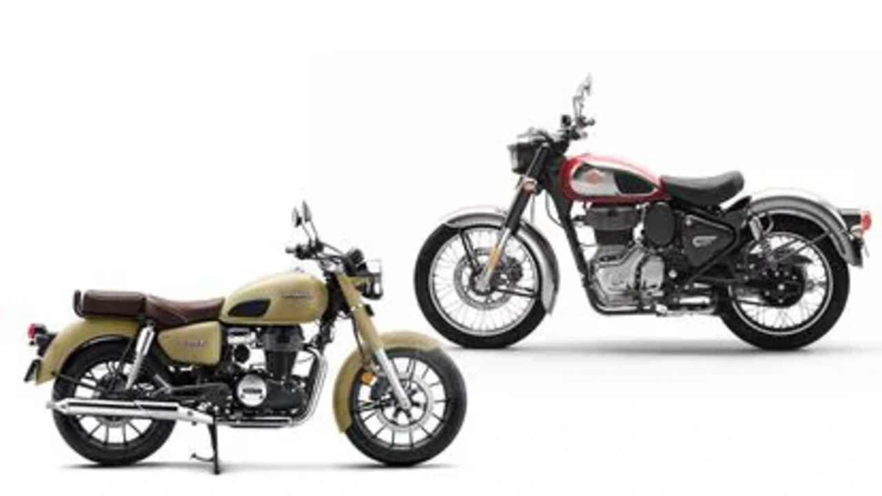 Royal Enfield Classic 350 vs Honda H'ness CB350 comparison