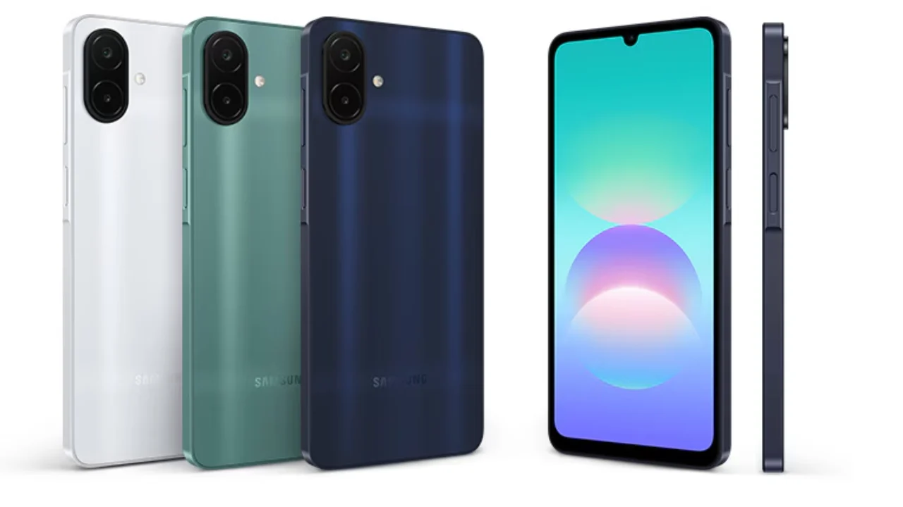 Samsung Galaxy A08 smartphone with 6,000mAh battery and 50MP rear camera