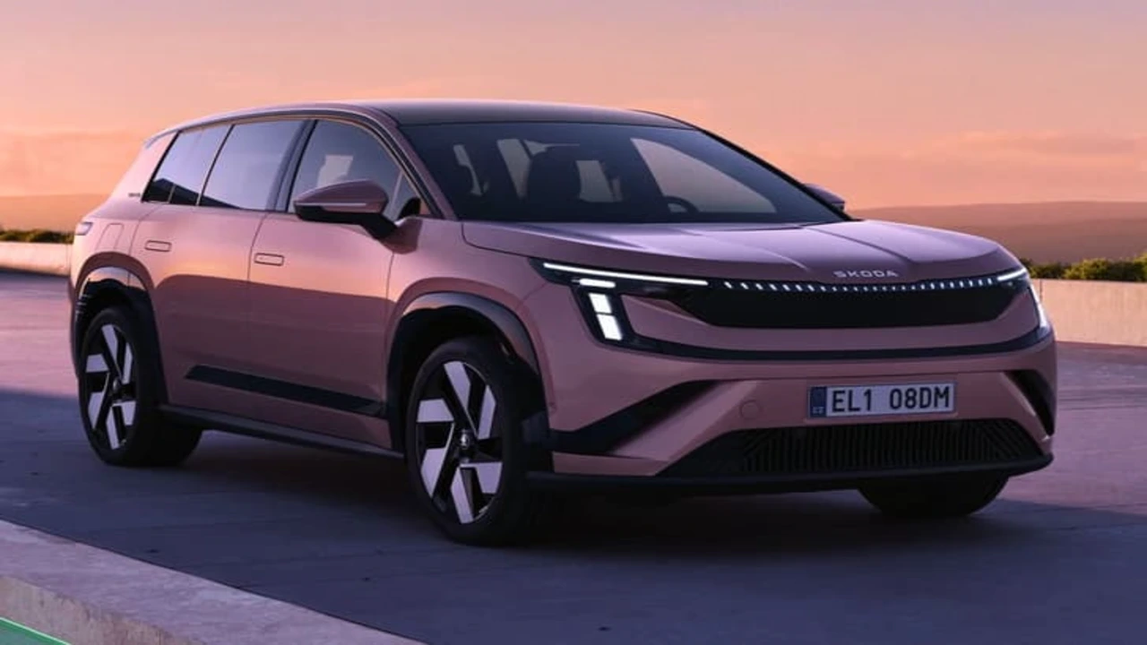 Skoda Peaq flagship electric SUV unveiled