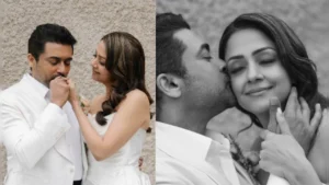 Suriya and Jyotika renew wedding vows on their 20th wedding anniversary with family and children