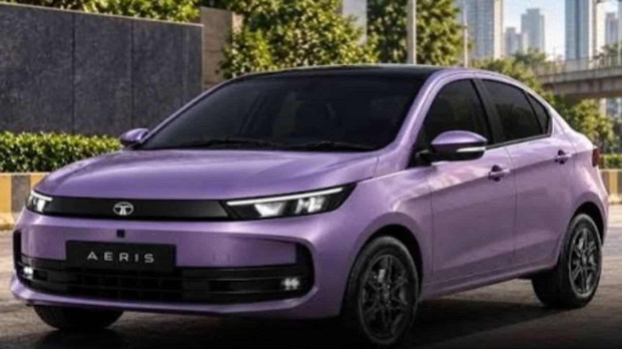 Tata Aeris compact sedan first official teaser